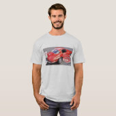 Valentine Red Corvette Classic T-Shirt (Vorne ganz)