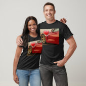 Valentine Red Corvette T-Shirt (Unisex)