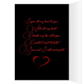Valentine-Red-Every moment-Personalize-Man-Liebe- (Innen (Links))