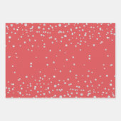 Valentine Red Glam Diamonds Lips Hearts Geschenkpapier Set (Vorderseite 3)
