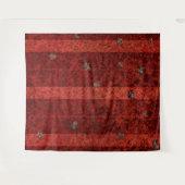 Valentine Red Heart Foto Hintergrundband Wandteppich (Vorderseite (Horizontal))