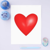Valentine Red Heart Wedding Flyer (Einzeln)