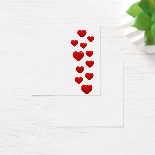 Valentine Red Hearts - Romantisches Herzmuster (Schreibtisch)