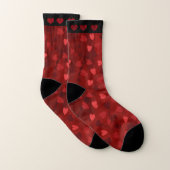 Valentine Red Multi Hearts Socken (Paar)