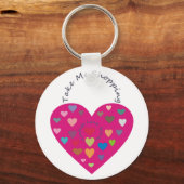 Valentine Red Purse Schlüsselanhänger (Vorderseite)