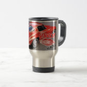 Valentine Red Split Window Corvette Classic Reisebecher (VorderseiteRechts)