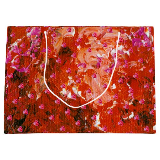 Valentine Reds - grenzenlos Große Geschenktüte (Vorderseite)