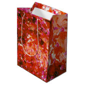 Valentine Reds - grenzenlos Mittlere Geschenktüte (Rückseite Schrägansicht)