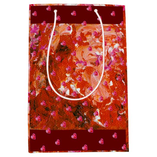 Valentine Reds Mittlere Geschenktüte (Vorderseite)