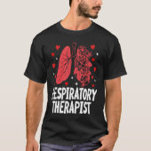 Valentine Respiratorischer Therapeut RT Valentinst T-Shirt (Vorderseite)