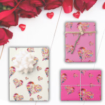 Valentine Retro Herzmuster