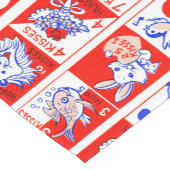 Valentine Retro Liebe schlägt Niedliche Muster Kurzer Tischläufer (Ecke)