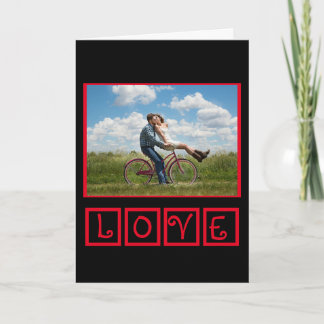 Valentine Romantic I Love You Photo  Karte