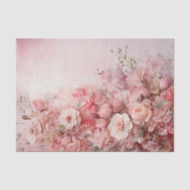 Valentine Rosa und Rote Blume Bouquet Seidenpapier