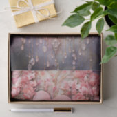 Valentine Rosa und Rotes Herz und Rose Seidenpapier (Geschenk)