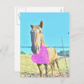 Valentine Rosa und Türkis Feiertagspostkarte (Vorne/Hinten)