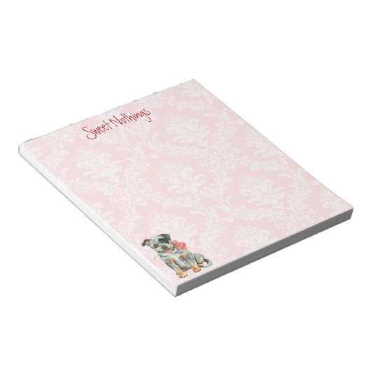 Valentine Rose ACD Notizblock (angewinkelt)