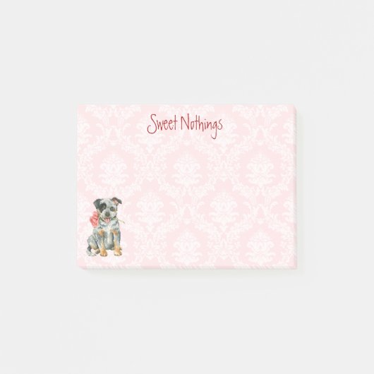 Valentine Rose ACD Post-it Klebezettel (Vorderseite)