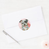 Valentine Rose ACD Runder Aufkleber (Umschlag)