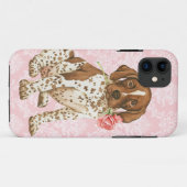 Valentine Rose APS Case-Mate iPhone Hülle (Rückseite (Horizontal))