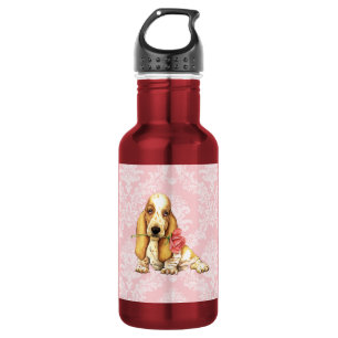 Valentine Rose Basset Trinkflasche
