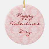 Valentine Rose Beagle Keramikornament (Hinten)