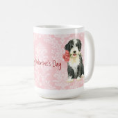 Valentine Rose Beardie Kaffeetasse (VorderseiteRechts)