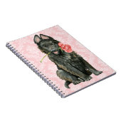 Valentine Rose Belgische Sheepdog Notizblock (Rechte Seite)