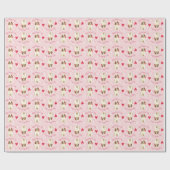 Valentine-Rose Bernhardiner Geschenkpapier (Flach)
