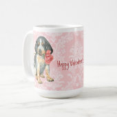 Valentine Rose Bluetick Kaffeetasse (Vorderseite Links)