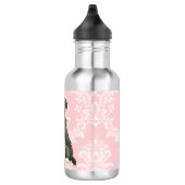 Valentine Rose Border Collie Edelstahlflasche (Rechts)