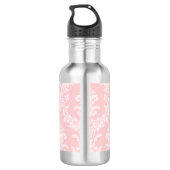 Valentine Rose Border Collie Edelstahlflasche (Rückseite)