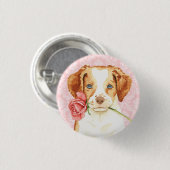 Valentine Rose Brittany Button (Vorne & Hinten)