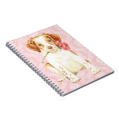 Valentine Rose Brittany Notizblock (Rechte Seite)