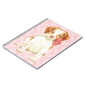 Valentine Rose Brittany Notizblock (Linke Seite)