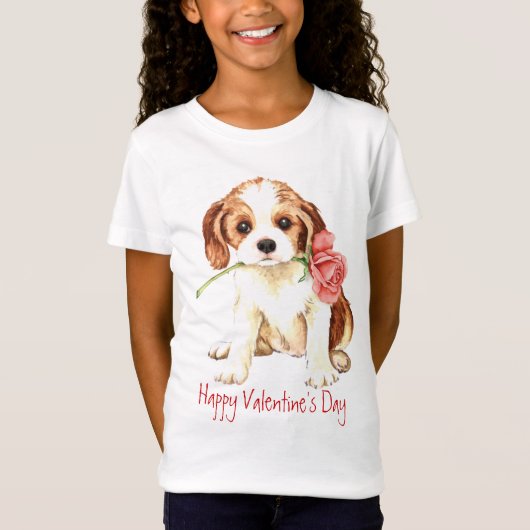 Valentine Rose Cavalier T-Shirt (Vorderseite)