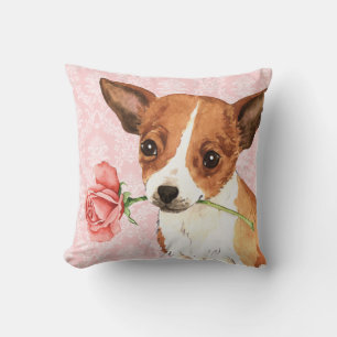 Valentine Rose Chihuahua Kissen