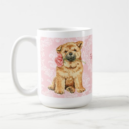 Valentine Rose Chow Kaffeetasse (Links)