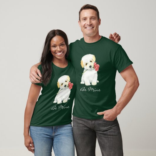 Valentine Rose Coton de Tulear T-Shirt (Unisex)