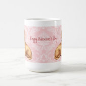 Valentine Rose Dackel Kaffeetasse (Mittel)