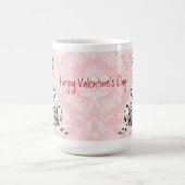 Valentine Rose Dalmatiner Kaffeetasse (Mittel)