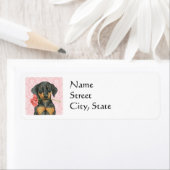 Valentine Rose Doberman (Insitu)