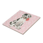 Valentine Rose Great Dane Fliese (Seite)