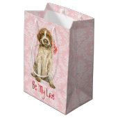 Valentine Rose Griffon Mittlere Geschenktüte (Rückseite Schrägansicht)