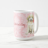 Valentine Rose Große Pyrenäen Kaffeetasse (VorderseiteRechts)