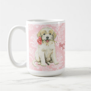 Valentine Rose Große Pyrenäen Kaffeetasse