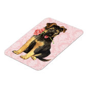 Valentine Rose GSD Magnet (Linke Seite)