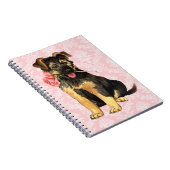Valentine Rose GSD Notizblock (Rechte Seite)