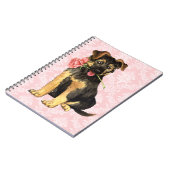Valentine Rose GSD Notizblock (Linke Seite)