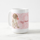 Valentine-Rose GSP Kaffeetasse (Vorderseite Links)